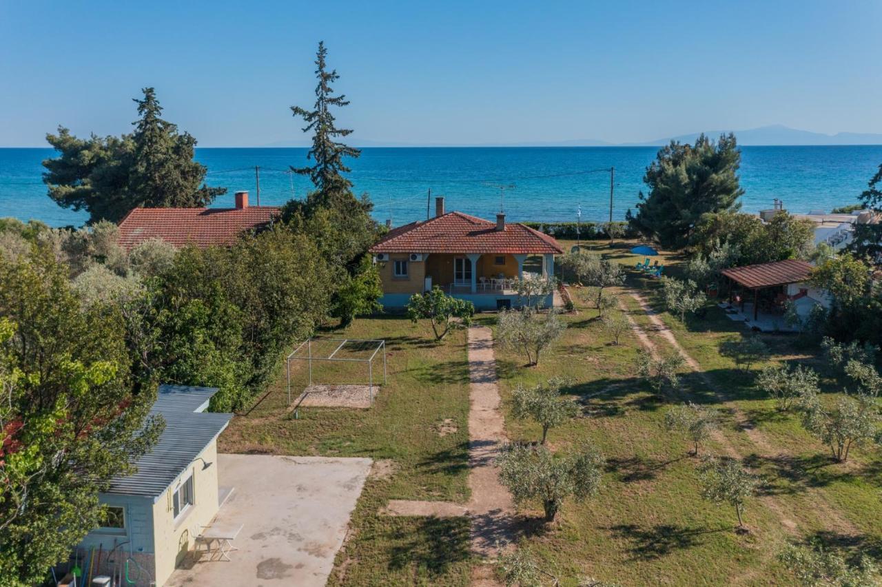 Clio Beach House By Travel Pro Services - Metochi Halkidiki Sozopoli Exteriör bild