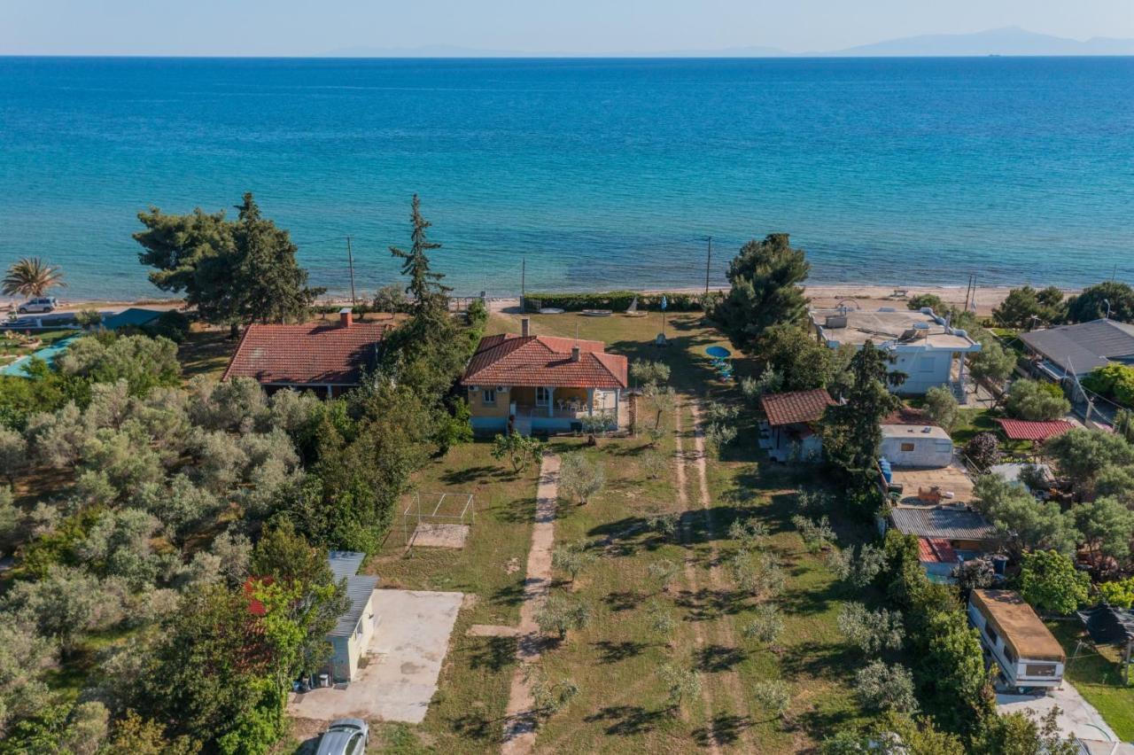 Clio Beach House By Travel Pro Services - Metochi Halkidiki Sozopoli Exteriör bild